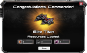 Prize Draw Award Elite Titan