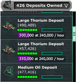 Deposit Owned Drop Down