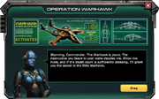 Prize Unlock Message : Warhawk