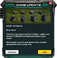 Game Update : Mar 07, 2013 Barricades Levels 5 - 8