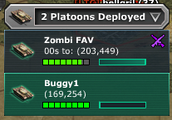 World Map Platoon Dropbar with PvP Icon