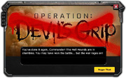 Operation: Devil's Grip Event Message #6