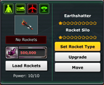 Rocket Silo depleted of Earthshatter Rockets