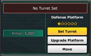 "Left Click" Menu No Turret Set
