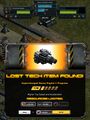 Lost Tech found in Armored Corps Level 25 Base
