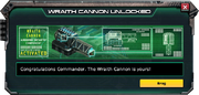 Wraith Cannon Unlock Message