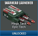 Warhead Launcher Unlocked